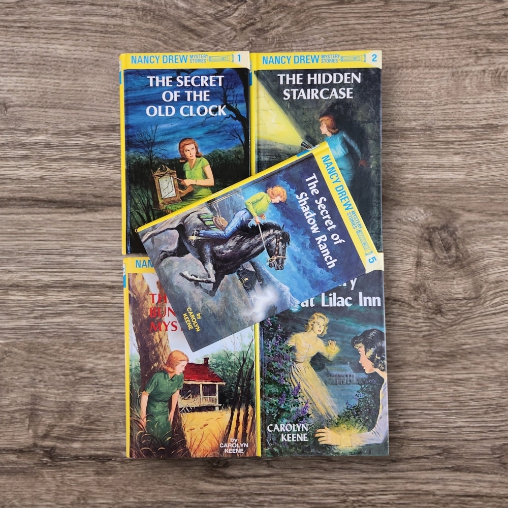 Nancy Drew Mystery Book Set Of 5 NEW